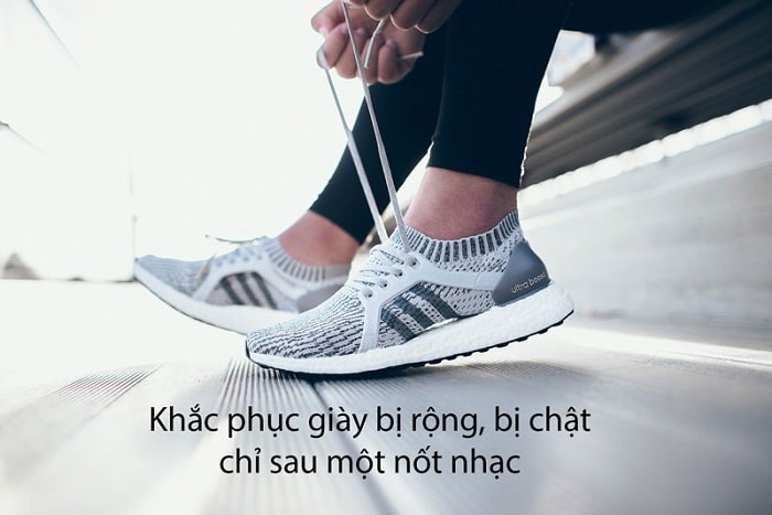 hình ảnh giày nam bị rộng phải làm sao