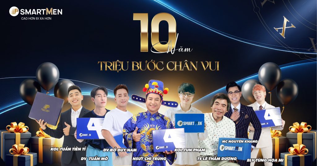 SMARTMEN 10 NĂM – TRIỆU BƯỚC CHÂN VUI